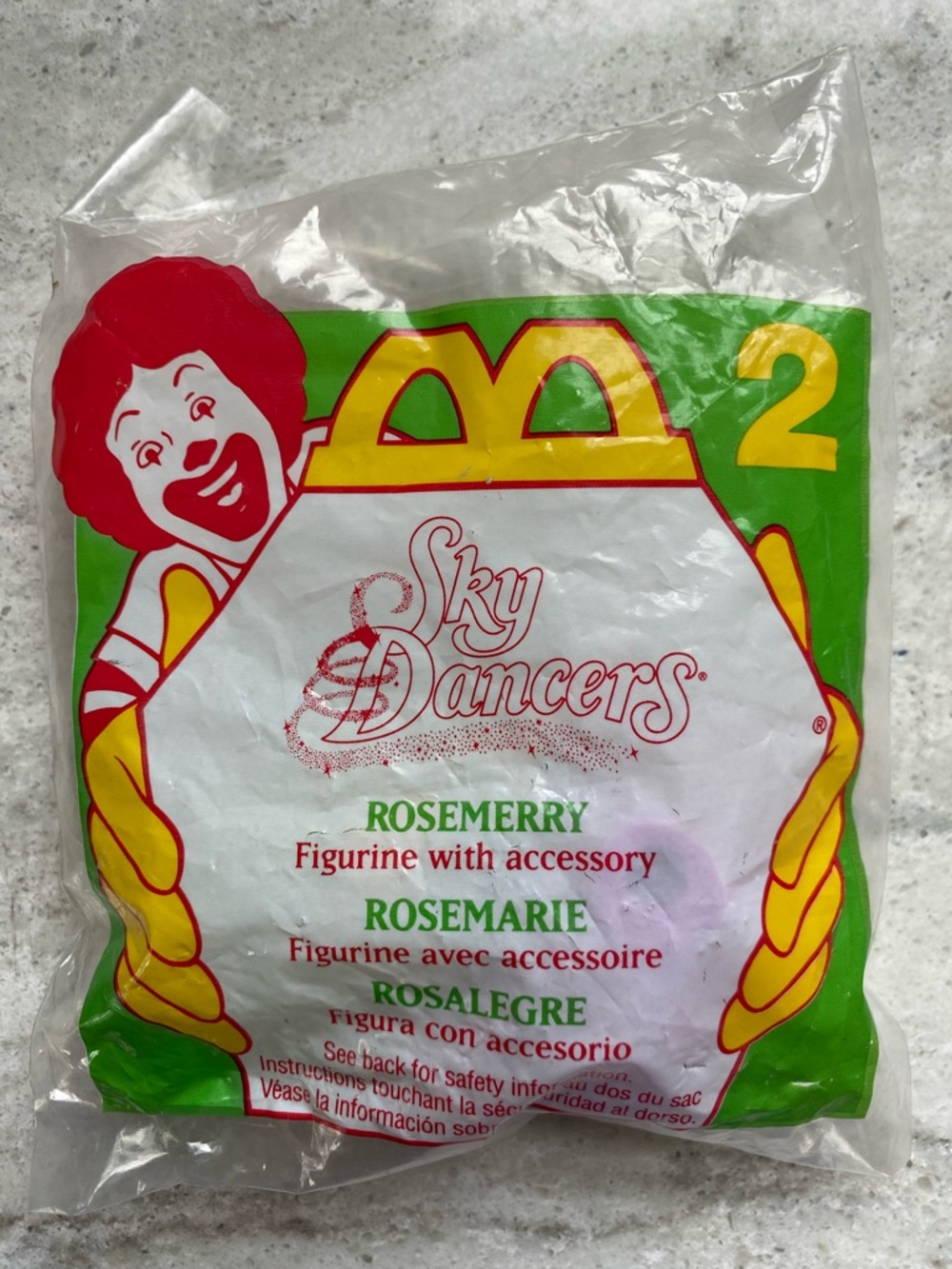 1996 McDonald’s Happy Meal Toy Sky Dancers Rosemerry #2 NEW!!